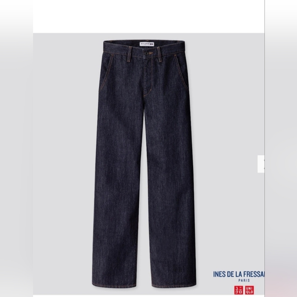 NWOT Uniqlo x Ines De La Fressange Straight Jeans 30x32